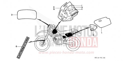 MARKE (RR) XR250RR de 1994